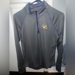 LSU tigers womens quarter zip dri-fit pullover